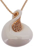 Collana Mancini Gioielli Donna Ceramica in Oro rosa Diamante CERGIR - CERGIR